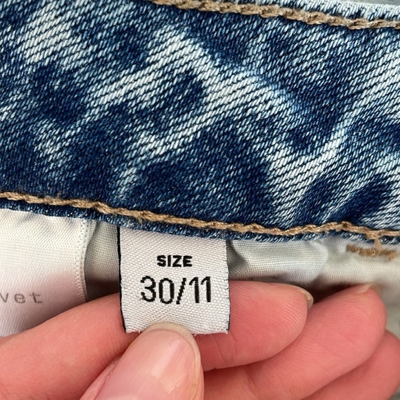 Lovervet High Rise Barrel Jeans Women’s 30/11 Light Wash Baggy Loose LV1502 Pant - Picture 5 of 16